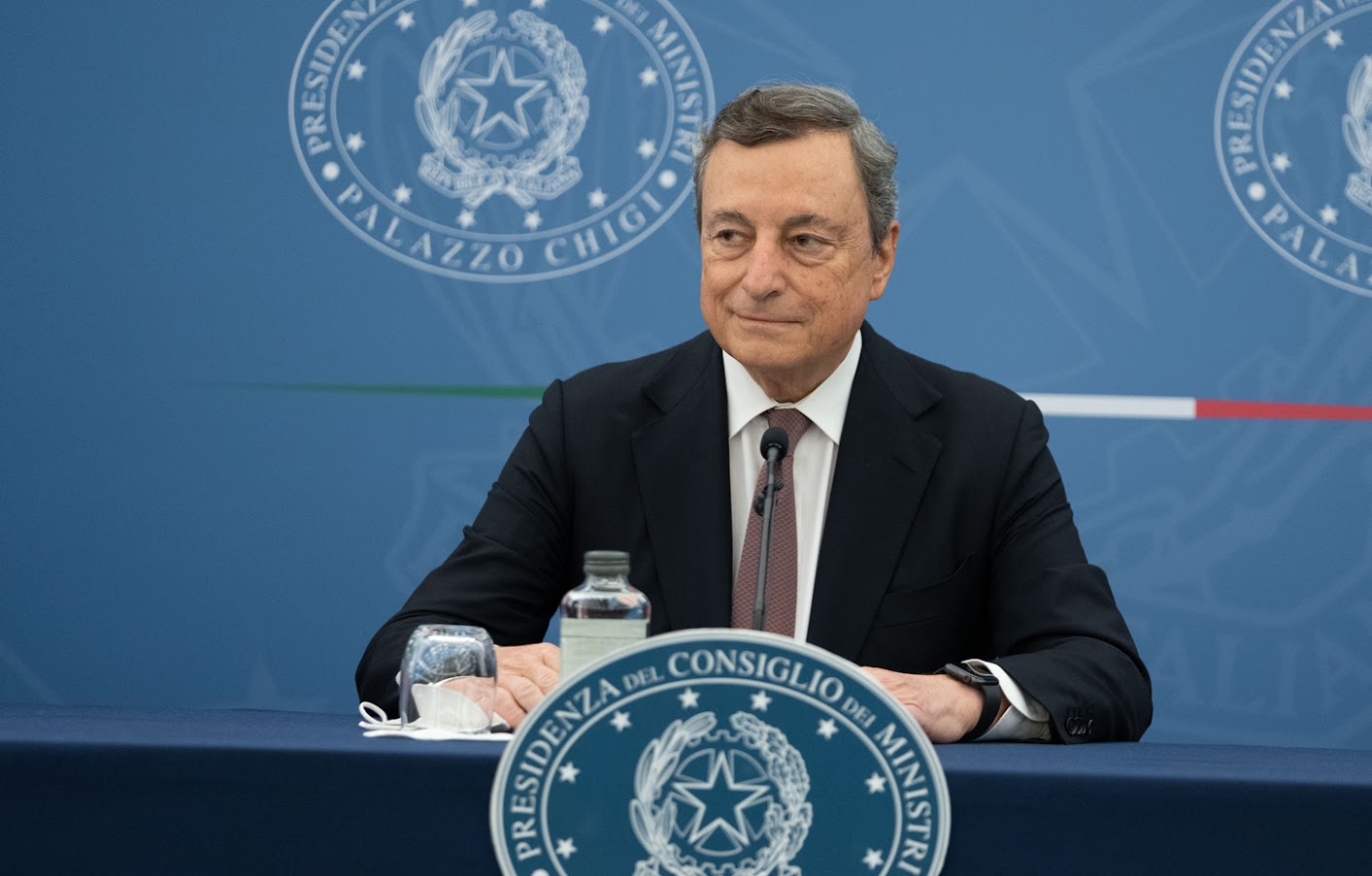 Conferenza stampa Draghi - Photo credit: Palazzo Chigi