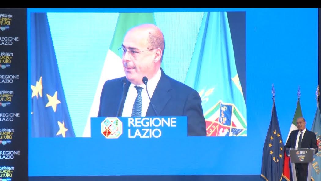 Un momento della presentazione della programmazione unitaria 2021-2027 della Regione Lazio