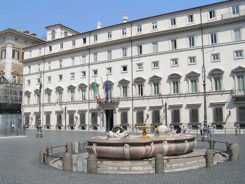 Palazzo Chigi - Photo credit: Simone Ramella on Flickr, 2007