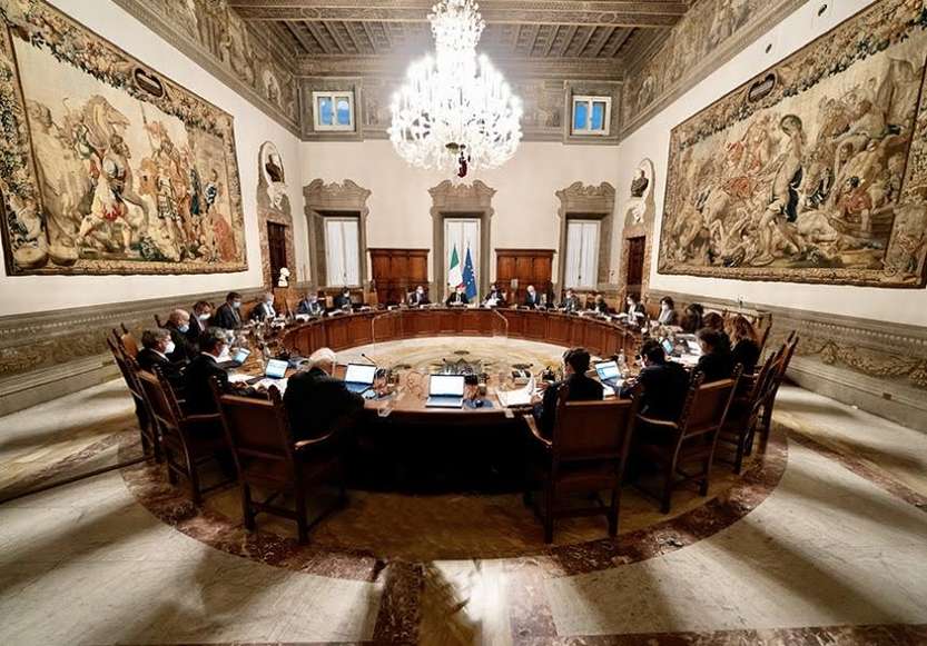 Consiglio dei Ministri - Photo credit: Palazzo Chigi