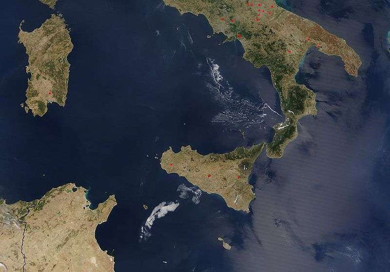 South of Italy - foto di NASA